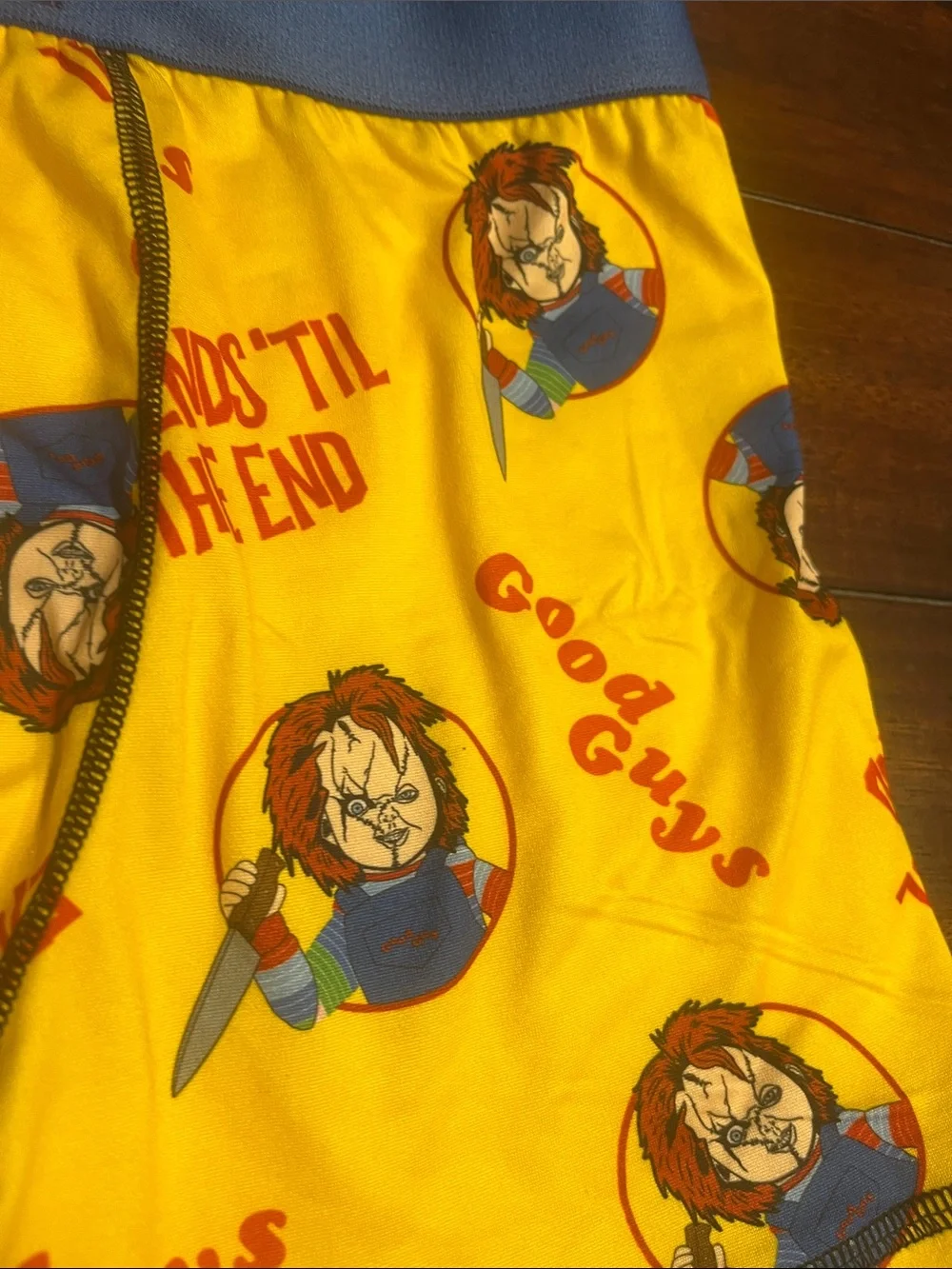 .13. Chucky Yellow Graphic Boxer Briefs - Licensed Men’s Underwear xl